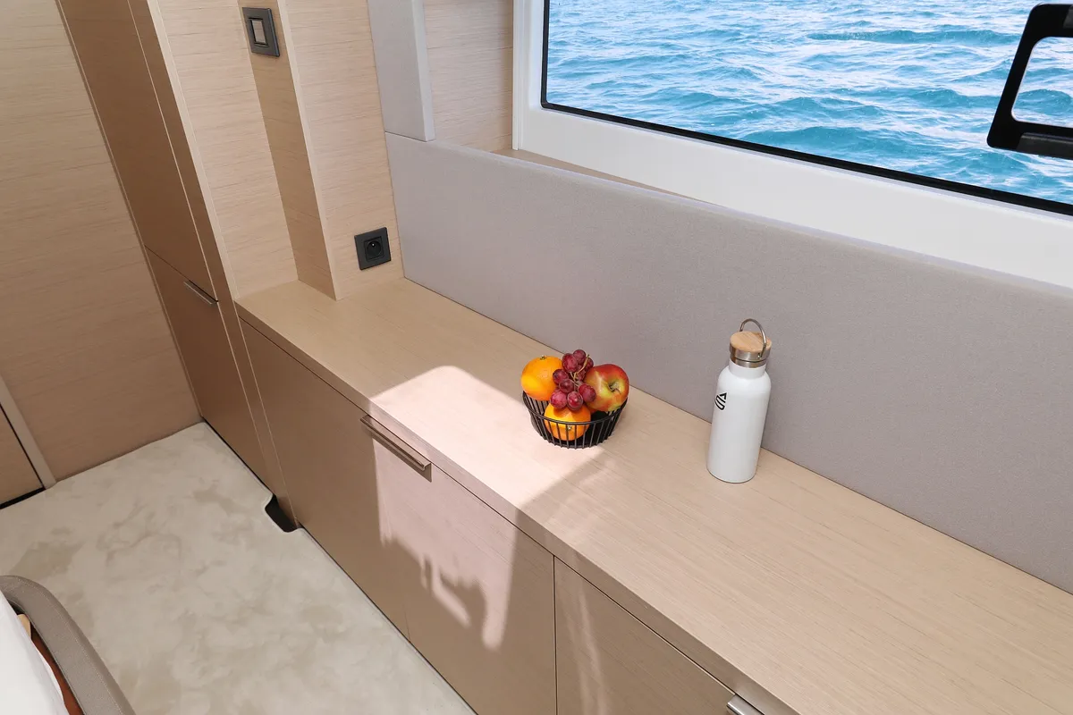 Cabin on NOMAD, a Lagoon 55 catamaran at Split, Croatia