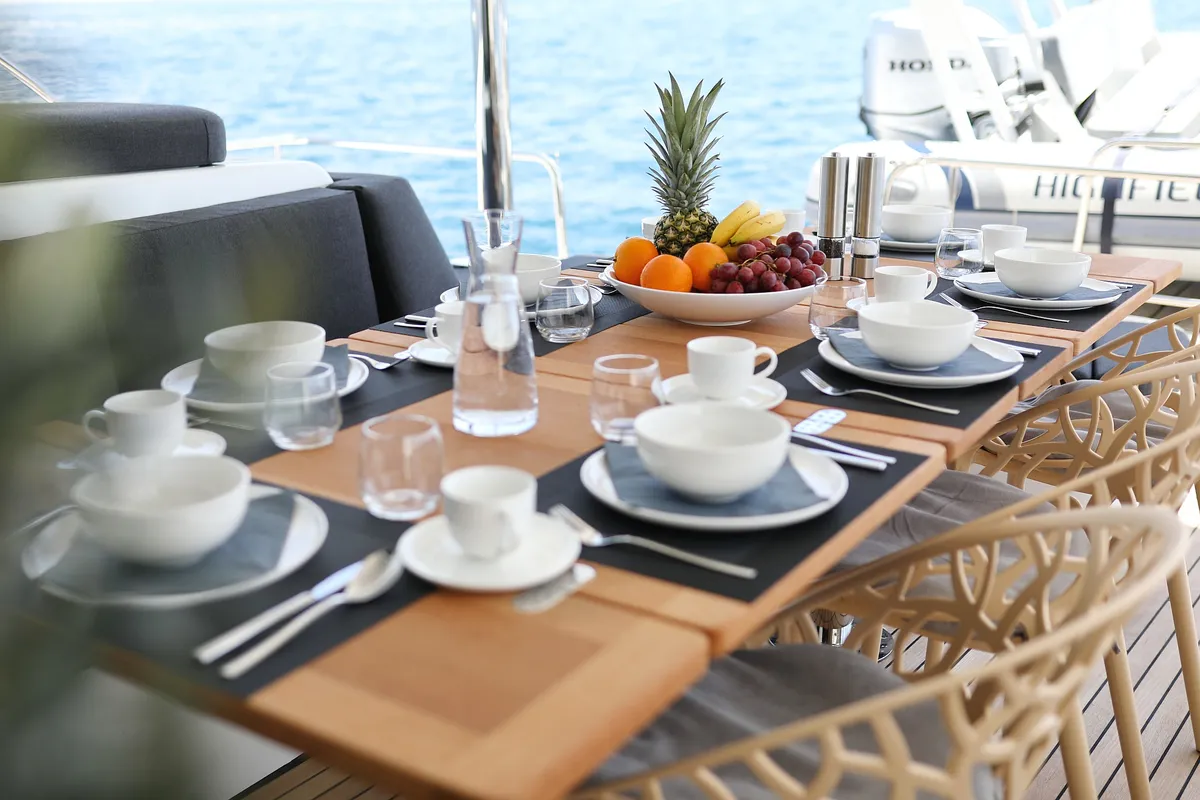NOMAD, a Lagoon 55 catamaran at Split, Croatia