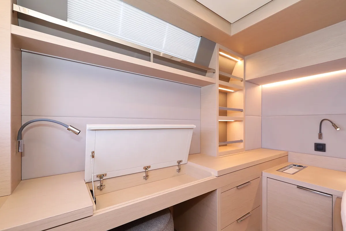 Cabin on NOMAD, a Lagoon 55 catamaran at Split, Croatia