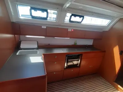 Galley of PENELOPE, a Bavaria Cruiser 46 sailboat at Sukošan, Croatia