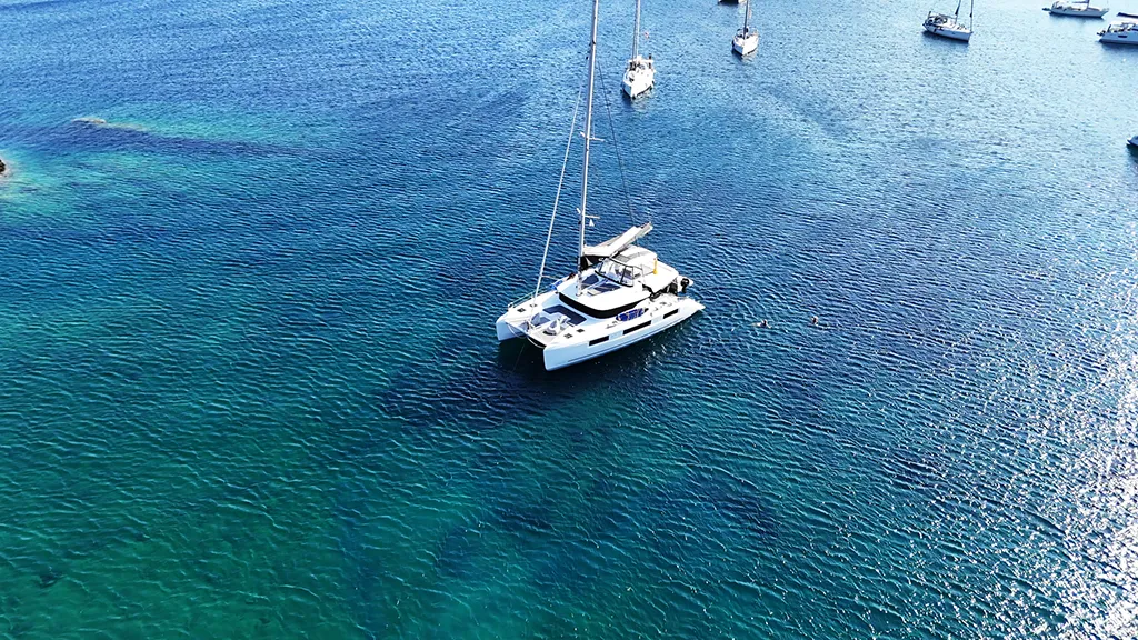 Head on Spring, a Lagoon 51 catamaran at Athens, Greece
