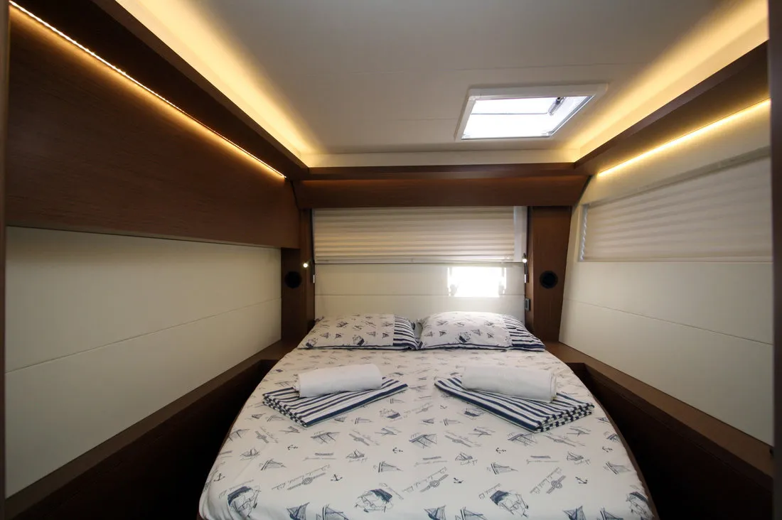 Cabin on Princess Claire, a Lagoon 50 catamaran at Grad Kaštela, Croatia