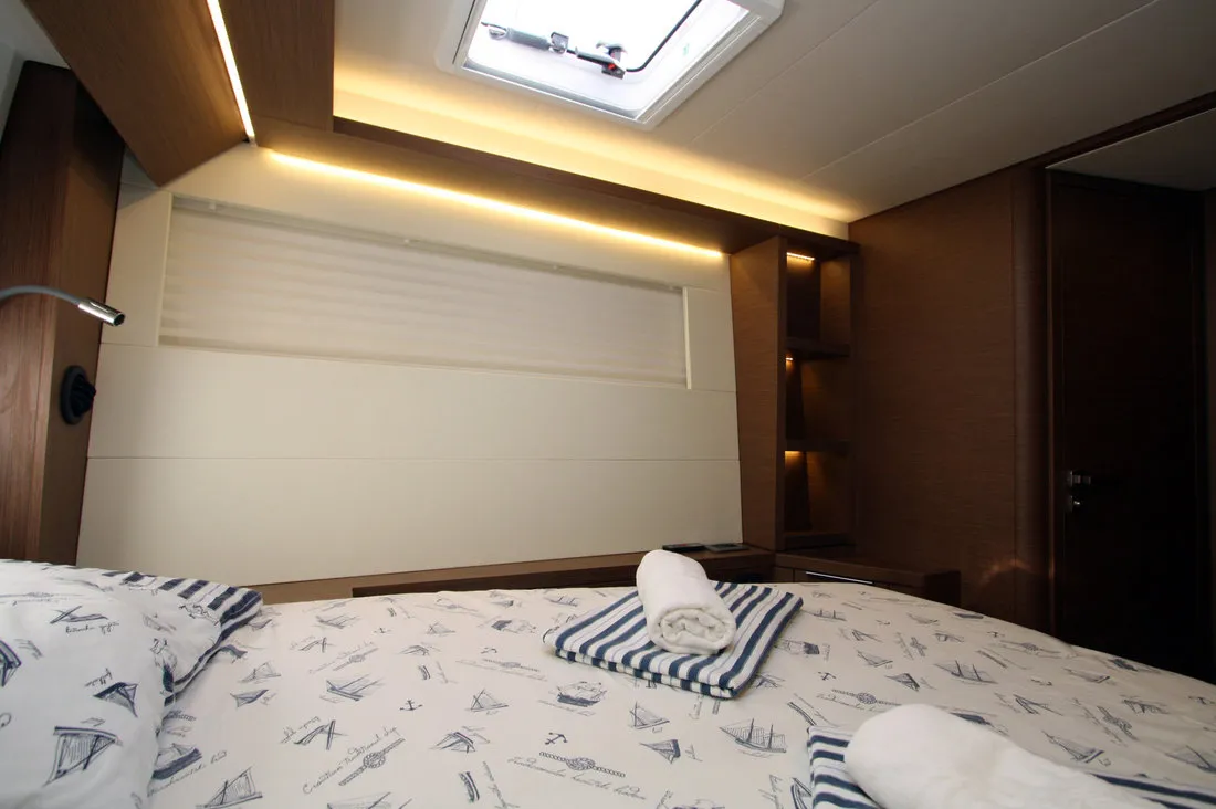 Cabin on Princess Claire, a Lagoon 50 catamaran at Grad Kaštela, Croatia