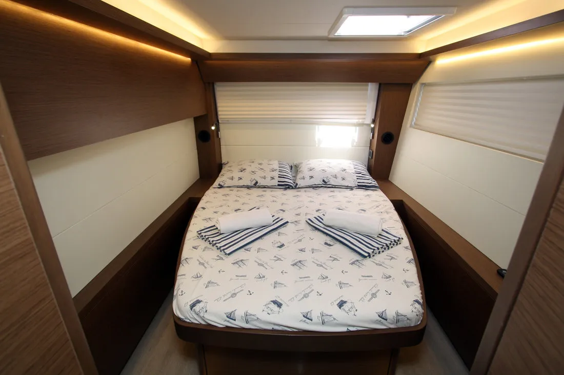 Cabin on Princess Claire, a Lagoon 50 catamaran at Grad Kaštela, Croatia