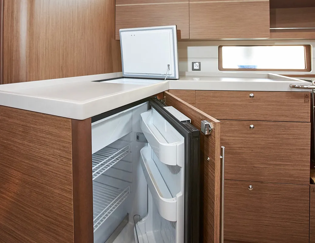 Galley of Mila 8, a Beneteau Oceanis 46.1 sailboat at Grad Kaštela, Croatia