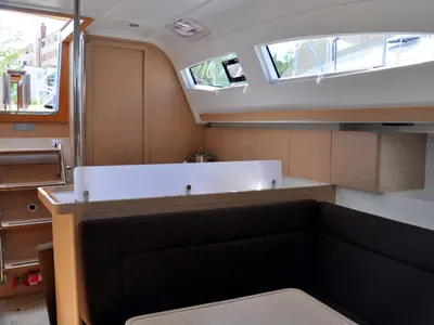 Salon of Hope E., a Elan Impression 40 sailboat at Izola / Isola, Slovenia