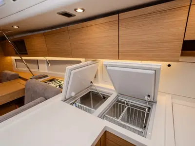 Galley of Morea, a Grand Soleil 52 LC sailboat at Grad Šibenik, Croatia