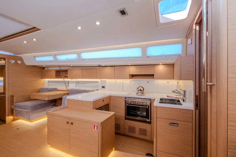 Galley of Morea, a Grand Soleil 52 LC sailboat at Grad Šibenik, Croatia