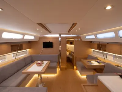 Salon of Morea, a Grand Soleil 52 LC sailboat at Grad Šibenik, Croatia