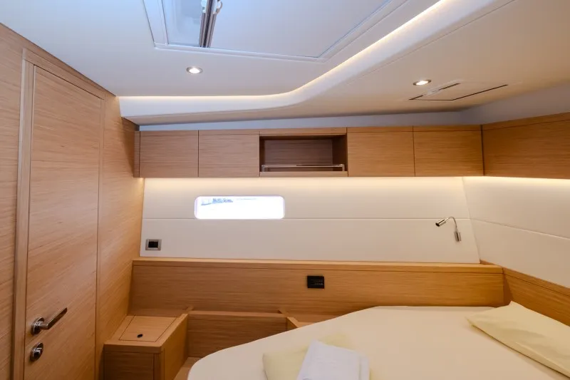 Cabin on Morea, a Grand Soleil 52 LC sailboat at Grad Šibenik, Croatia