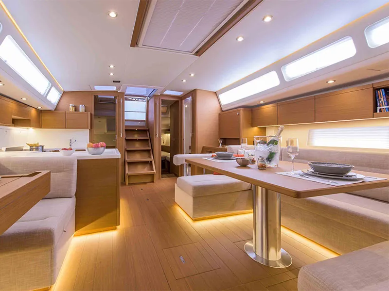 Salon of Morea, a Grand Soleil 52 LC sailboat at Grad Šibenik, Croatia