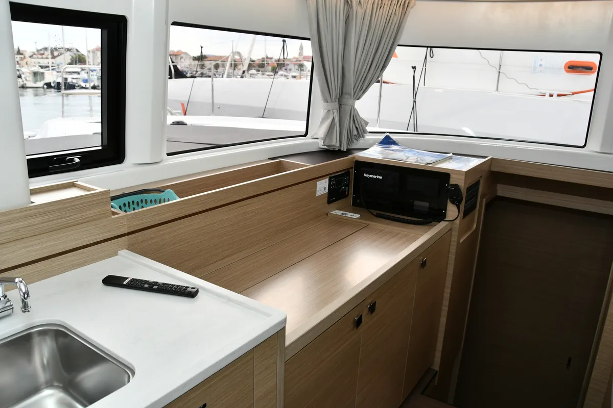 Lagoon 43, a catamaran at Dubrovnik, Croatia