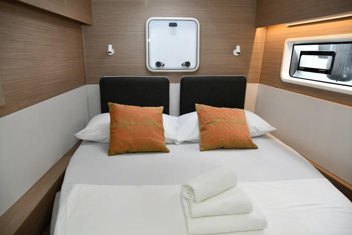 Cabin on Lagoon 43, a catamaran at Dubrovnik, Croatia