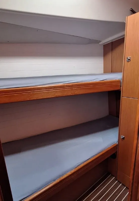Cabin on Ivolga, a Bavaria Cruiser 51 sailboat at Grad Šibenik, Croatia