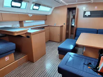 Galley of Ivolga, a Bavaria Cruiser 51 sailboat at Grad Šibenik, Croatia