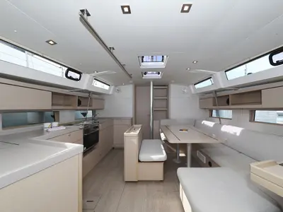 Salon of Air 2, a Beneteau Oceanis 46.1 sailboat at Grad Trogir, Croatia