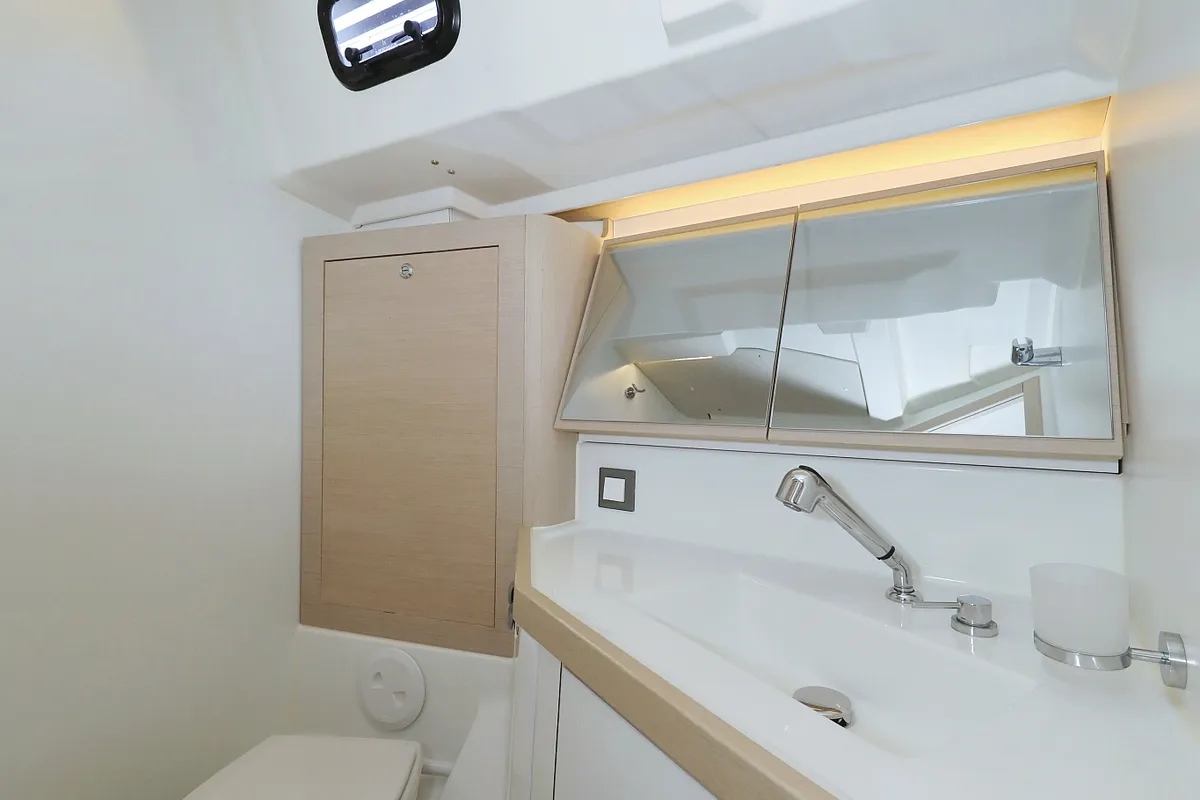 Head on Air 2, a Beneteau Oceanis 46.1 sailboat at Grad Trogir, Croatia