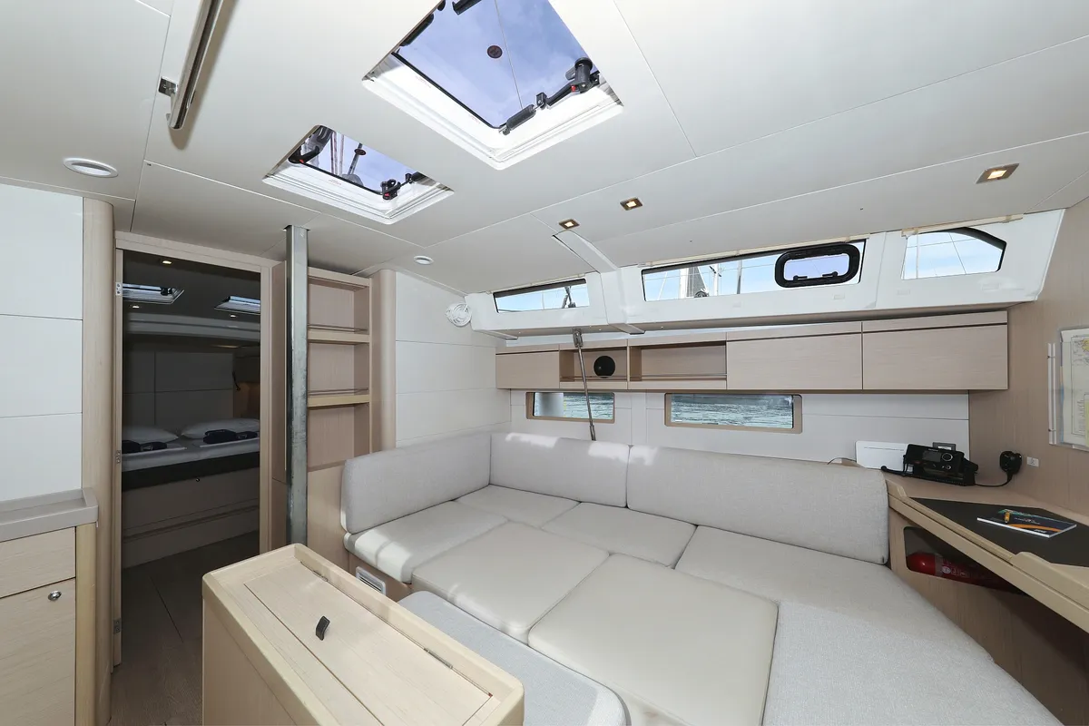 Salon of Air 2, a Beneteau Oceanis 46.1 sailboat at Grad Trogir, Croatia