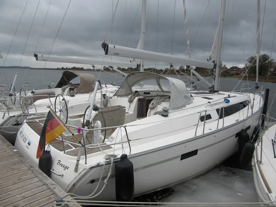 Two, a Bavaria Cruiser 46 sailboat at Fisksätra, Sweden