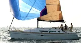Two, a Bavaria Cruiser 46 sailboat at Fisksätra, Sweden