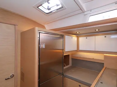 Galley of Dancer, a Dufour 530 sailboat at Općina Sukošan, Croatia
