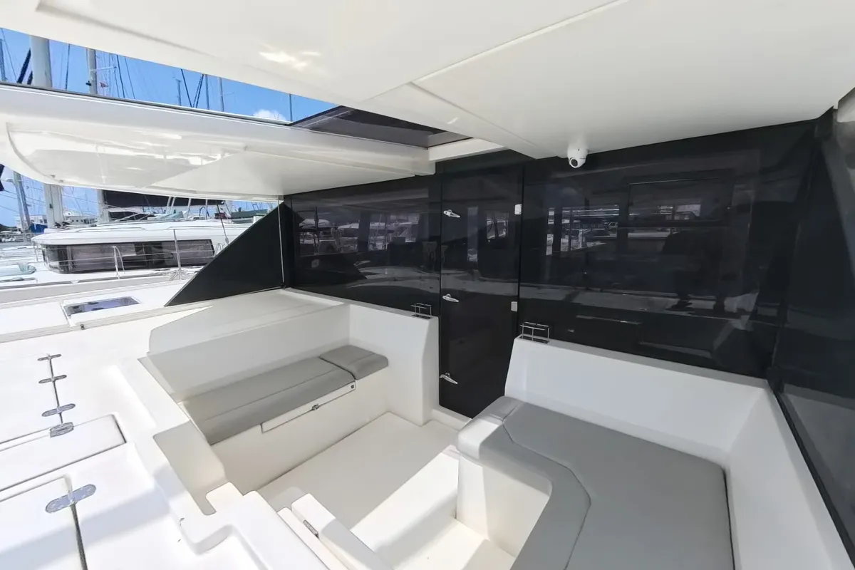 Diamond Girl, a Beneteau Moorings 5000 catamaran at Road Town, British Virgin Islands