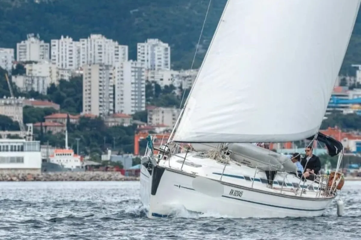 Exterior view of Sea Toy, a Bavaria 44 sailboat at Grad Rijeka, Croatia