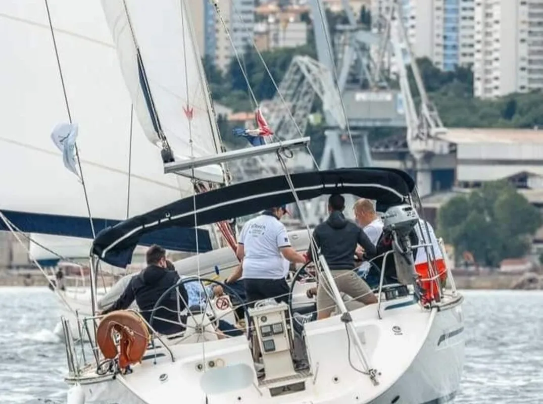 Cockpit of Sea Toy, a Bavaria 44 sailboat at Grad Rijeka, Croatia