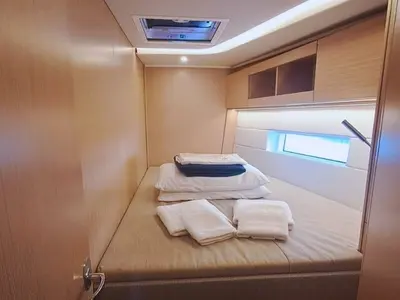 Cabin on MALENA, a Bavaria C50 sailboat at Cecina, Italy
