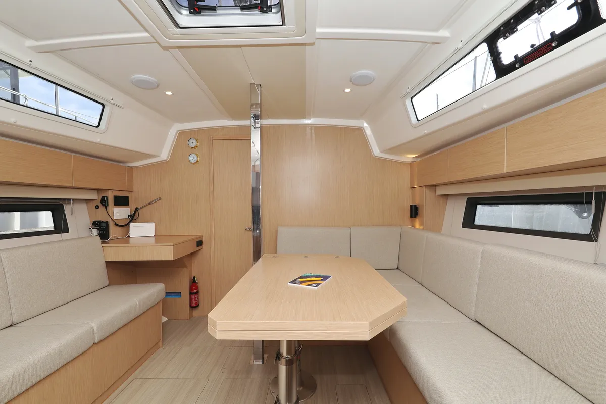 Galley of Levente, a Bavaria C42 sailboat at Grad Vodice, Croatia