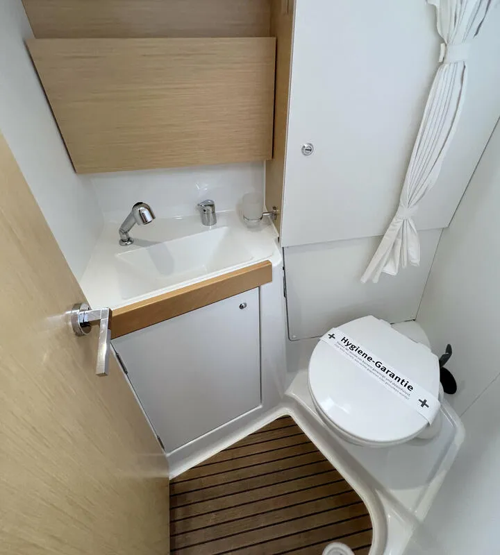 Head on Ulysses, a Beneteau Oceanis 38 sailboat at Heiligenhafen, Germany