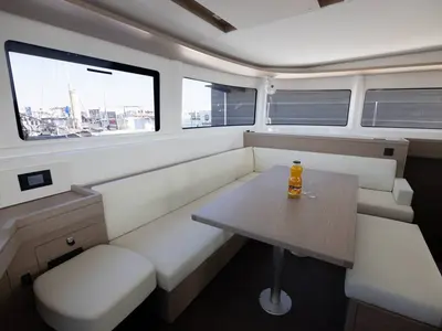 Bula, a Lagoon 46 catamaran at Pianottoli-Caldarello, France