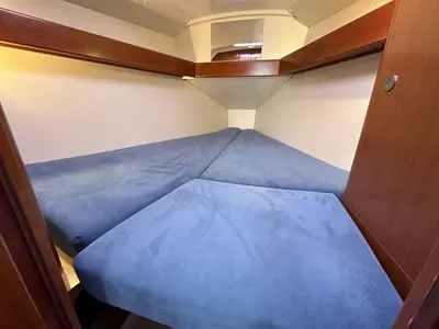 Cabin on Mambo, a Beneteau Oceanis 31 sailboat at Heiligenhafen, Germany