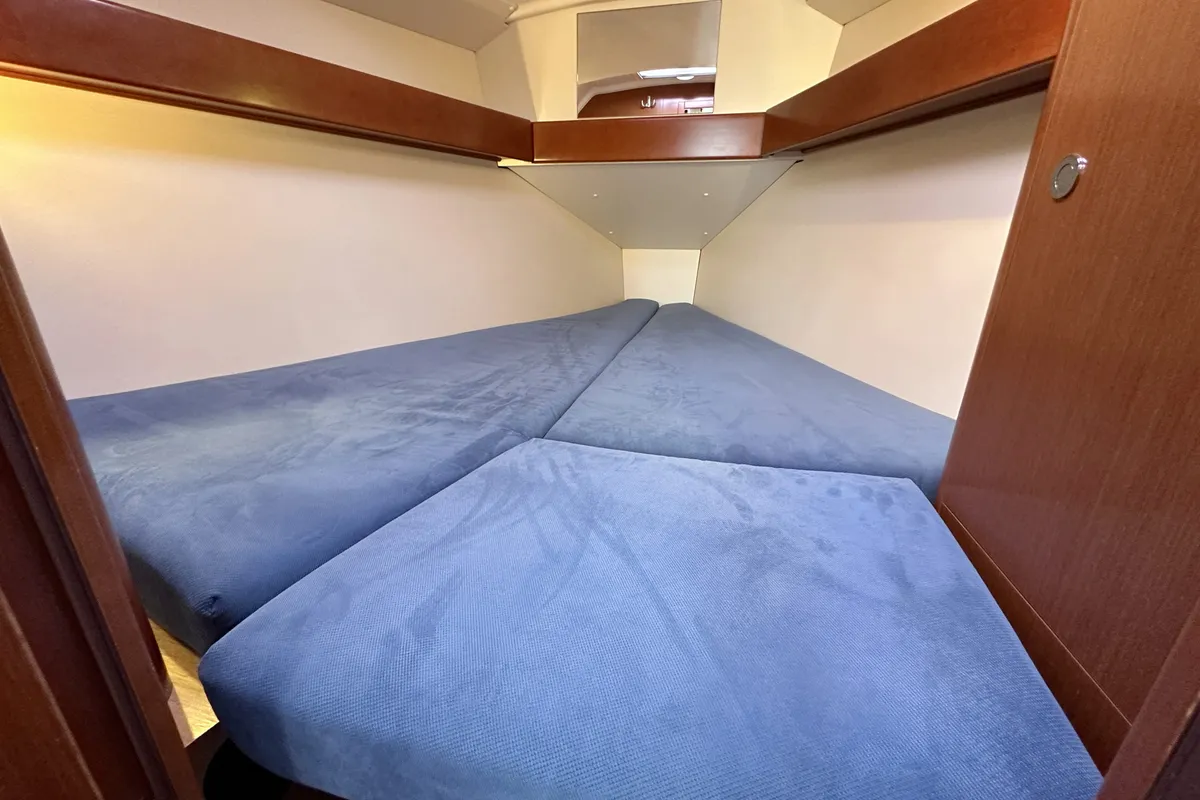 Cabin on Mambo, a Beneteau Oceanis 31 sailboat at Heiligenhafen, Germany