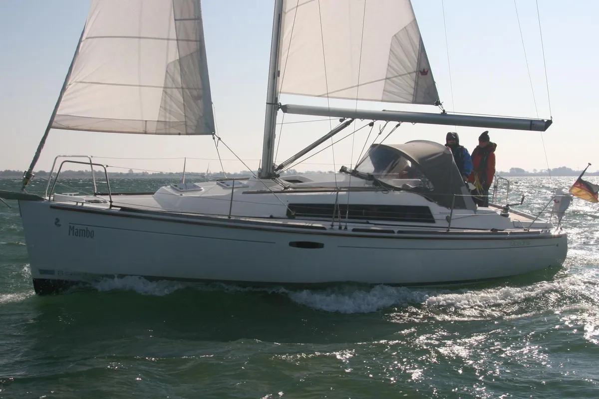 Exterior view of Mambo, a Beneteau Oceanis 31 sailboat at Heiligenhafen, Germany