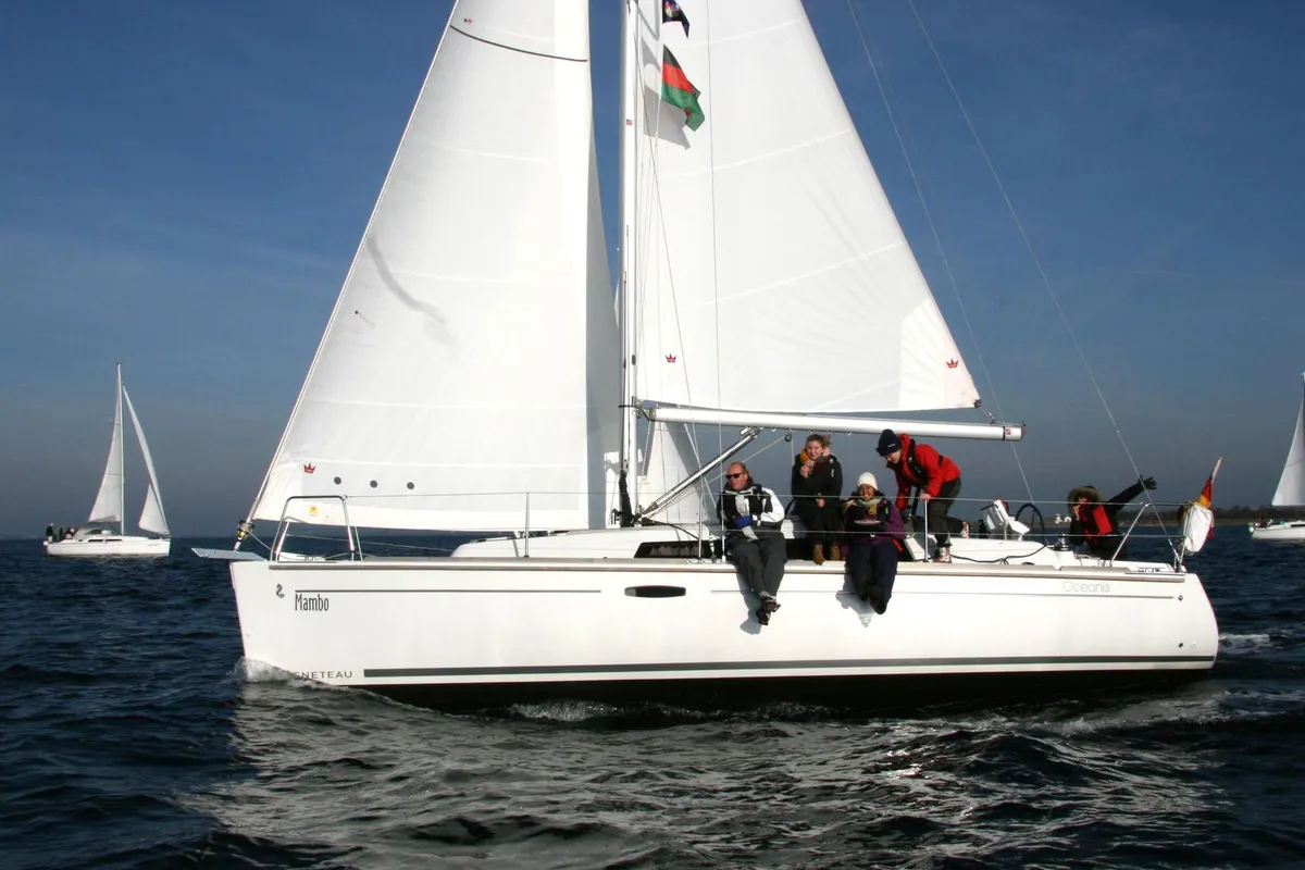 Exterior view of Mambo, a Beneteau Oceanis 31 sailboat at Heiligenhafen, Germany