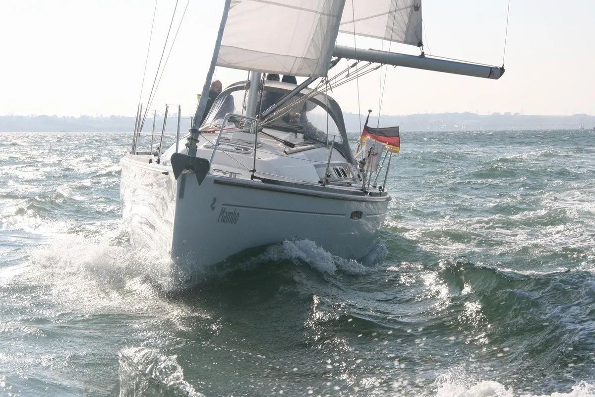 Exterior view of Mambo, a Beneteau Oceanis 31 sailboat at Heiligenhafen, Germany