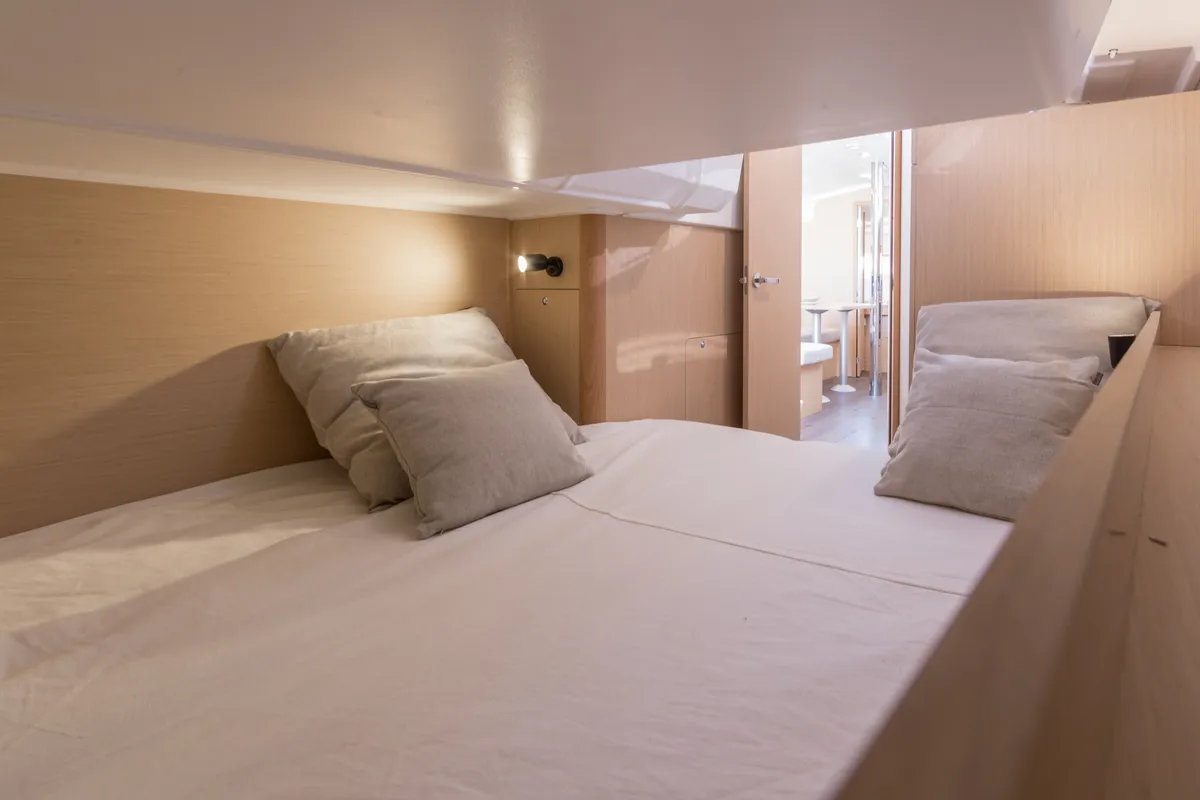Cabin on Neo, a Beneteau Oceanis 38.1 sailboat at Marmaris, Turkey