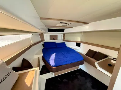 Cabin on Alexia, a Fiart Seawalker 43 motor yacht at Općina Sukošan, Croatia