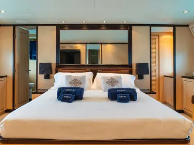 Cabin on Premium +, a Gulet Arno Leopard 27 motor yacht at Olbia, Italy