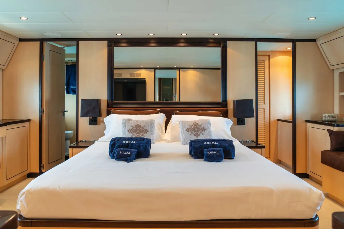Cabin on Premium +, a Gulet Arno Leopard 27 motor yacht at Olbia, Italy
