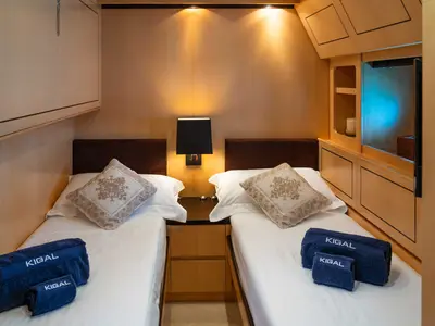 Cabin on Premium +, a Gulet Arno Leopard 27 motor yacht at Olbia, Italy