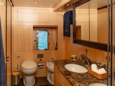 Head on Premium +, a Gulet Arno Leopard 27 motor yacht at Olbia, Italy