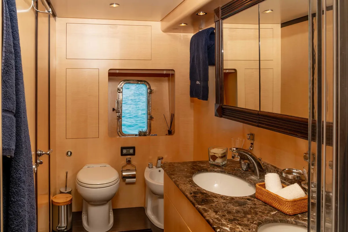 Head on Premium +, a Gulet Arno Leopard 27 motor yacht at Olbia, Italy