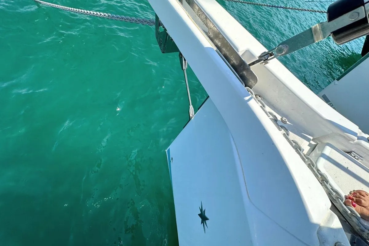 North Wind 44, a Jeanneau Sun Odyssey 440 sailboat at Sipias, Greece