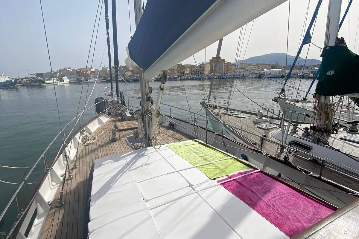 Oasis, a Custom Made Goletta 20 sailboat at San Vito Lo Capo, Italy