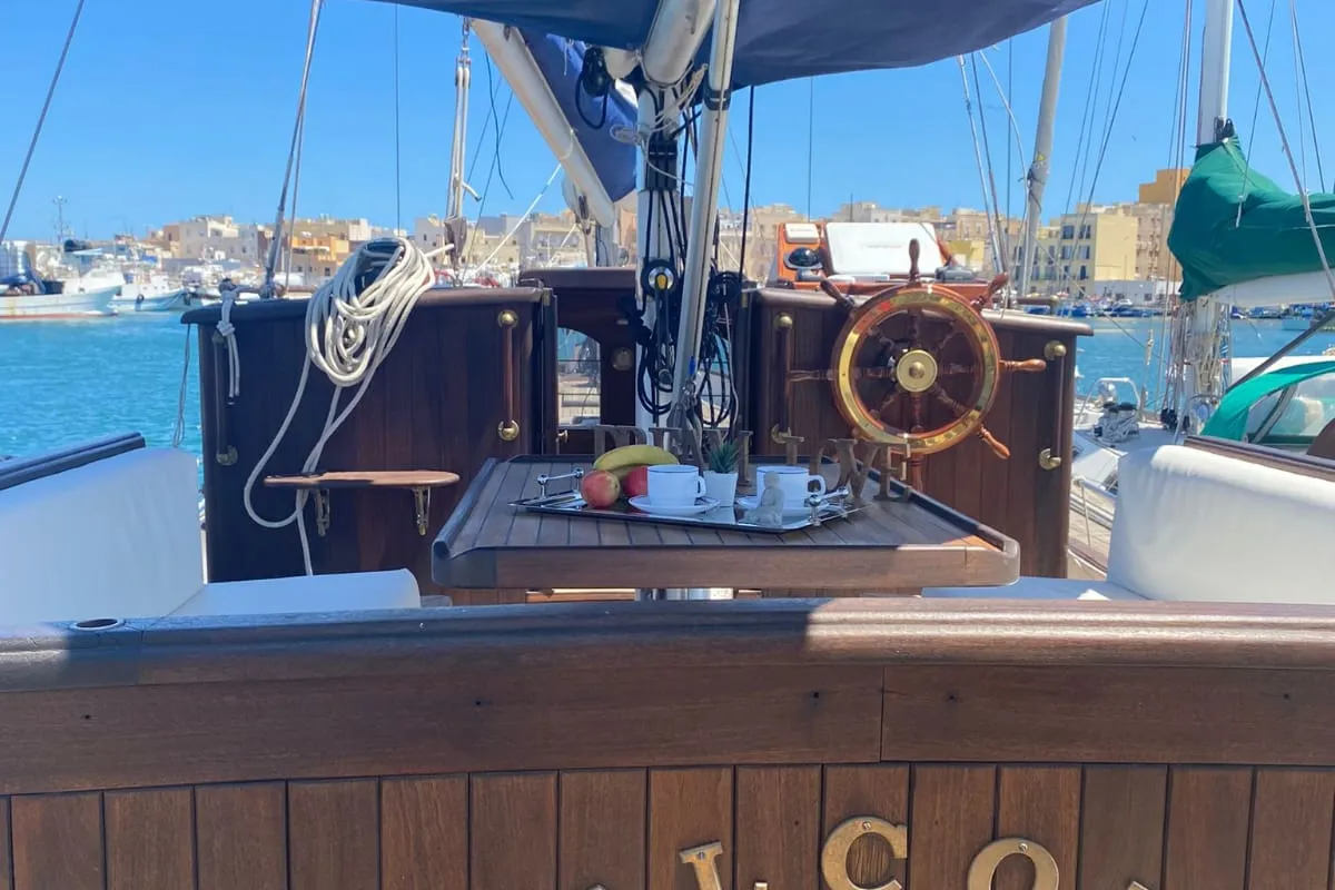 Oasis, a Custom Made Goletta 20 sailboat at San Vito Lo Capo, Italy
