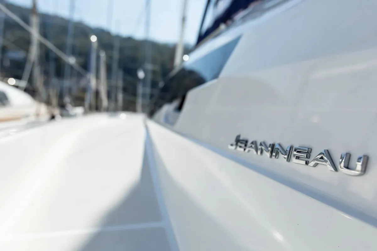 TETI, a Jeanneau Sun Odyssey 410 sailboat at Tropea, Italy