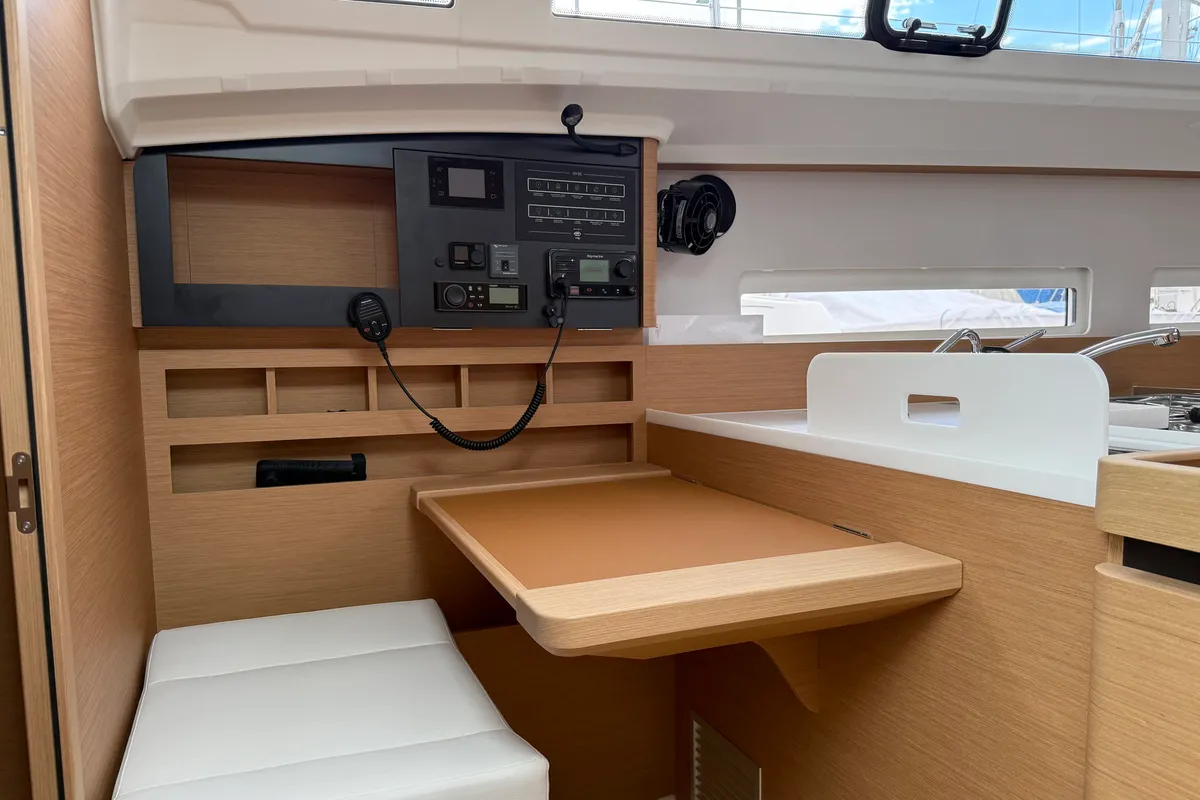 Salon of Mare, a Jeanneau Sun Odyssey 410 sailboat at Općina Rogoznica, Croatia