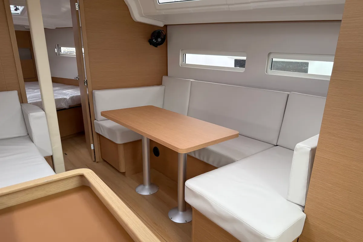 Salon of Mare, a Jeanneau Sun Odyssey 410 sailboat at Općina Rogoznica, Croatia